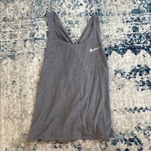 Nike Gray Fly Away Back Athletic Tank Top